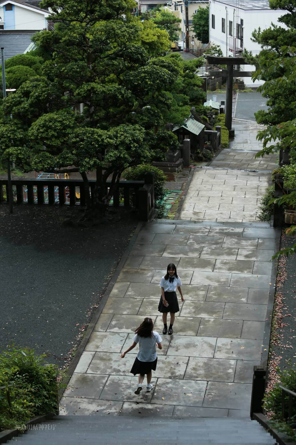 銀賞「鳥居まで競争」